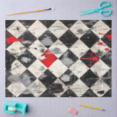 1854-Harlequin Bloeden Tissuepapier (Craft)