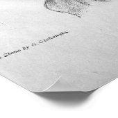 1854 kop- en nekanatomie afdrukken poster (Hoek)