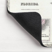 1855 Colton Map of Florida Muismat (Hoek)