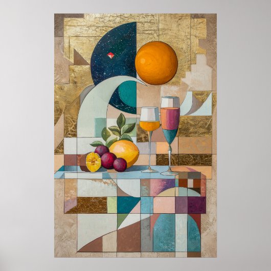 1855 Dreamlike Flow Poster (Voorkant)