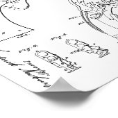 1855 Pistool Revolver Patent Art Drawing Print (Hoek)