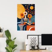 1856 Dreamlike Flow Poster (Thuiskantoor)