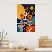 1856 Dreamlike Flow Poster (Keuken)