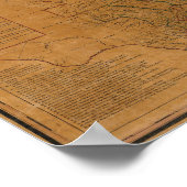 1857 Map of Texas Poster (Hoek)