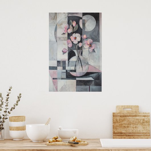 1858 Dreamlike Flow Poster (Keuken)