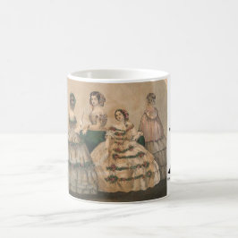 1858 Godey's Ballgowns Mokken