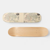 1858 Map of Ariege Department, Frankrijk Persoonlijk Skateboard (Horizontaal)