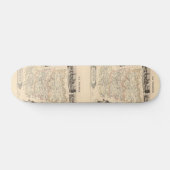 1858 Map of Mayenne Department, Frankrijk Skateboard (Horizontaal)