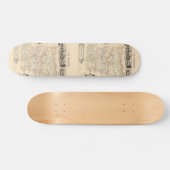 1858 Map of Mayenne Department, Frankrijk Skateboard (Horizontaal)