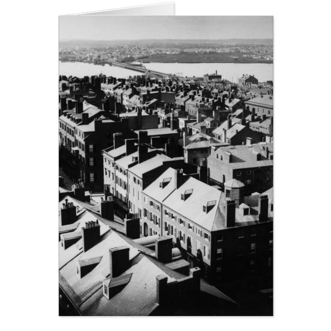 1859: De stad Boston, Massachusetts (Voorkant)