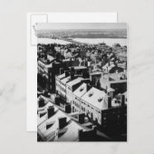 1859: De stad Boston, Massachusetts Briefkaart (Voorkant / Achterkant)