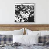 1859: De stad Boston, Massachusetts Canvas Afdruk (Insitu (Slaapkamer))
