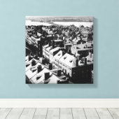 1859: De stad Boston, Massachusetts Canvas Afdruk (Insitu (Houten vloer))