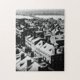 1859: De stad Boston, Massachusetts Legpuzzel