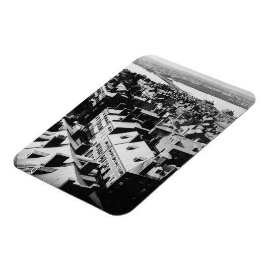 1859: De stad Boston, Massachusetts Magneet (Linkerzijde)