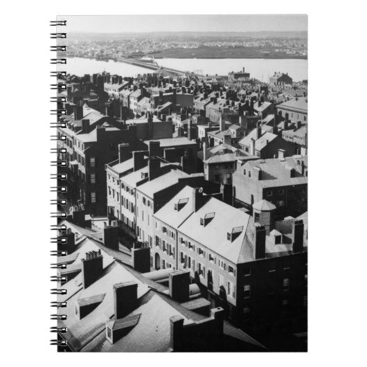 1859: De stad Boston, Massachusetts Notitieboek (Voorkant)