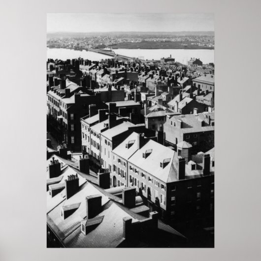 1859: De stad Boston, Massachusetts Poster (Voorkant)