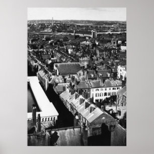 1859: De stad Boston, Massachusetts Poster