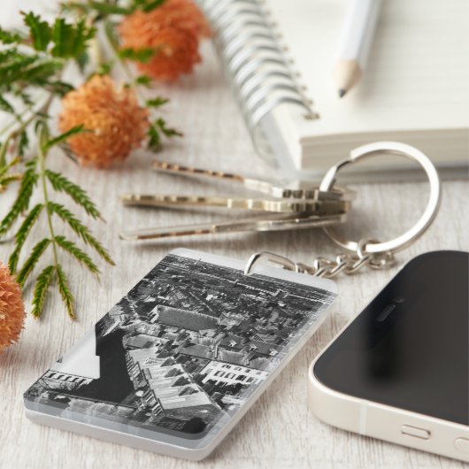 1859: De stad Boston, Massachusetts Sleutelhanger (Voorkant Rechts)