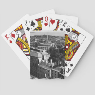 1859: Een gezicht op Boston kijkend naar het zuid Pokerkaarten