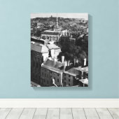 1859: Een uitzicht van Boston die naar het zuiden  Canvas Afdruk (Insitu (Houten vloer))