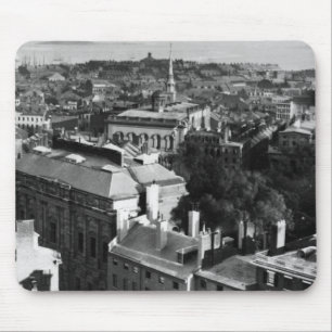 1859:  Een uitzicht van Boston die naar het zuiden Muismat