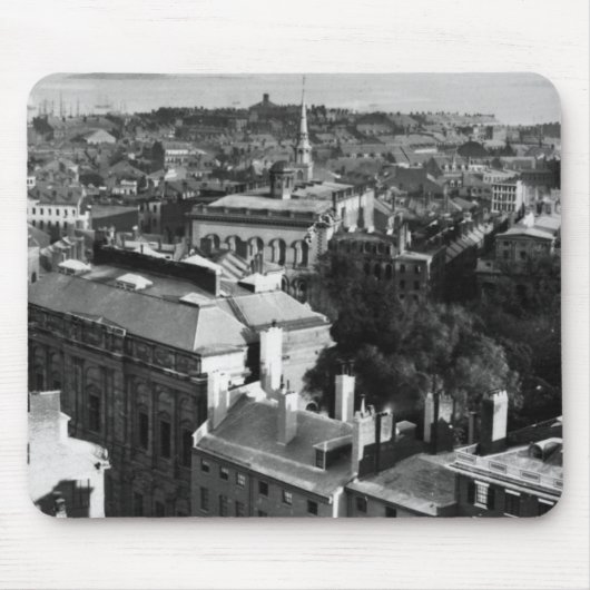1859: Een uitzicht van Boston die naar het zuiden Muismat (Voorkant)