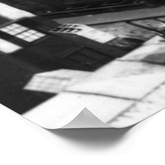 1859: Een uitzicht van Boston die naar het zuiden  Poster (Hoek)