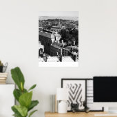 1859: Een uitzicht van Boston die naar het zuiden  Poster (Thuiskantoor)