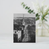 1859: Een uitzicht van Boston uit het State House Briefkaart (Staand voorkant)