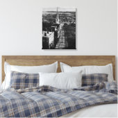 1859: Een uitzicht van Boston uit het State House Canvas Afdruk (Insitu (Slaapkamer))