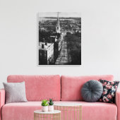 1859: Een uitzicht van Boston uit het State House Canvas Afdruk (Insitu (Woonkamer))