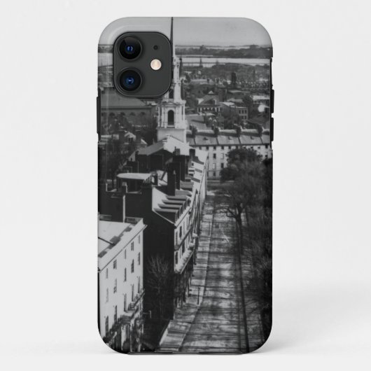 1859:  Een uitzicht van Boston uit het State House Case-Mate iPhone Case (Achterkant)