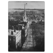 1859: Een uitzicht van Boston uit het State House Klembord (Achterkant)