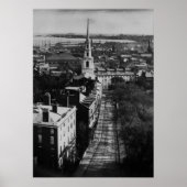 1859: Een uitzicht van Boston uit het State House Poster (Voorkant)