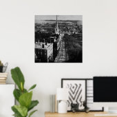 1859: Een uitzicht van Boston uit het State House Poster (Thuiskantoor)