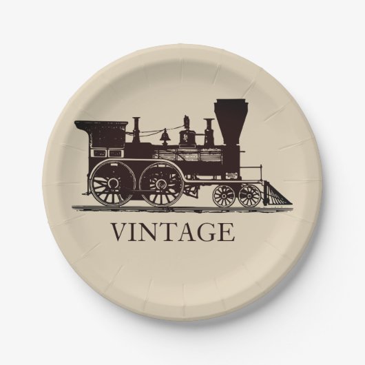 1859 Stoomtrein Papieren Bordje (Voorkant)