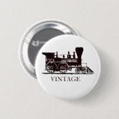 1859 Stoomtrein Ronde Button 5,7 Cm (Voorkant /achterkant)