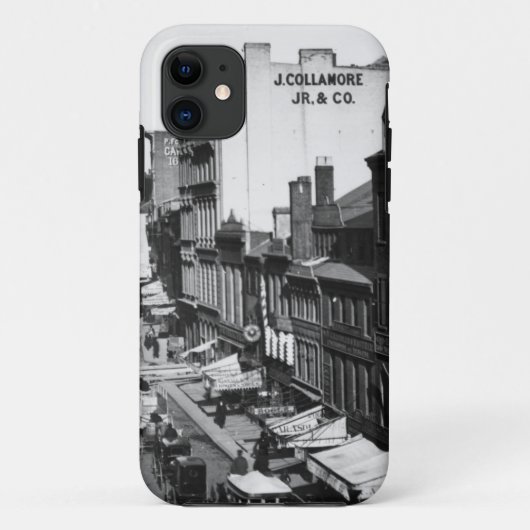 1859:  Verkeer en winkels in Washington Street Case-Mate iPhone Case (Achterkant)