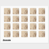 185 Voordelige producten/vierkante mijl Vierkante Sticker (Vel)