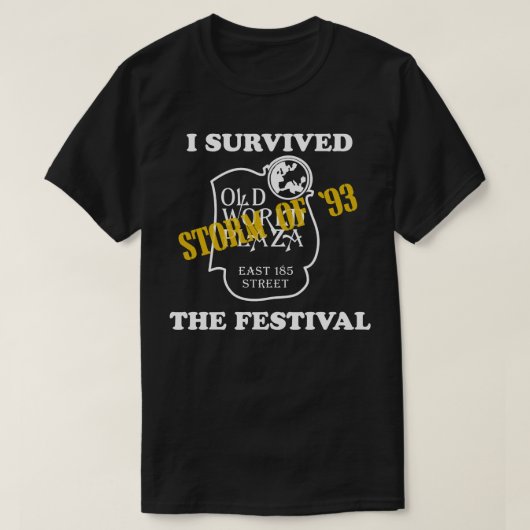 185e Storm van het Oude Wereldfestival van 1993 T-shirt (Design voorkant)