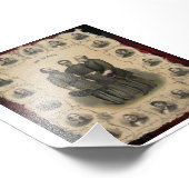 🎖️⚔️ 1860 Burgeroorlog Helden VS Zuiden Foto Afdruk (Hoek)