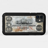 1860 South Carolina ten Dollar Note Case-Mate iPhone Case (Achterkant (horizontaal))
