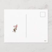  1860's Black-Crested Titmouse Paar Feestdagenkaart (Achterkant)