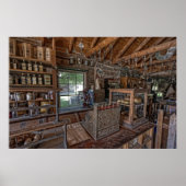 1860's OUDE WEST GENERAL STORE - MONTANA Poster (Voorkant)