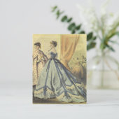 1860s Vrouwenpartij V3 Tea Party Kaart (Staand voorkant)