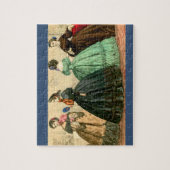 1861 Duits mode bord Legpuzzel (Verticaal)