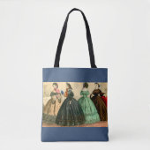 1861 Duits mode bord Tote Bag (Voorkant)