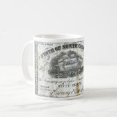 1862 North Carolina 50 Cent Note Koffiemok (Voorkant links)