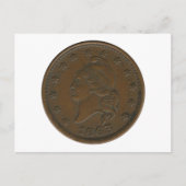 1863 Burgeroorlog symbolisch Briefkaart (Voorkant)